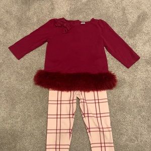 Janie and Jack holiday pants outfit